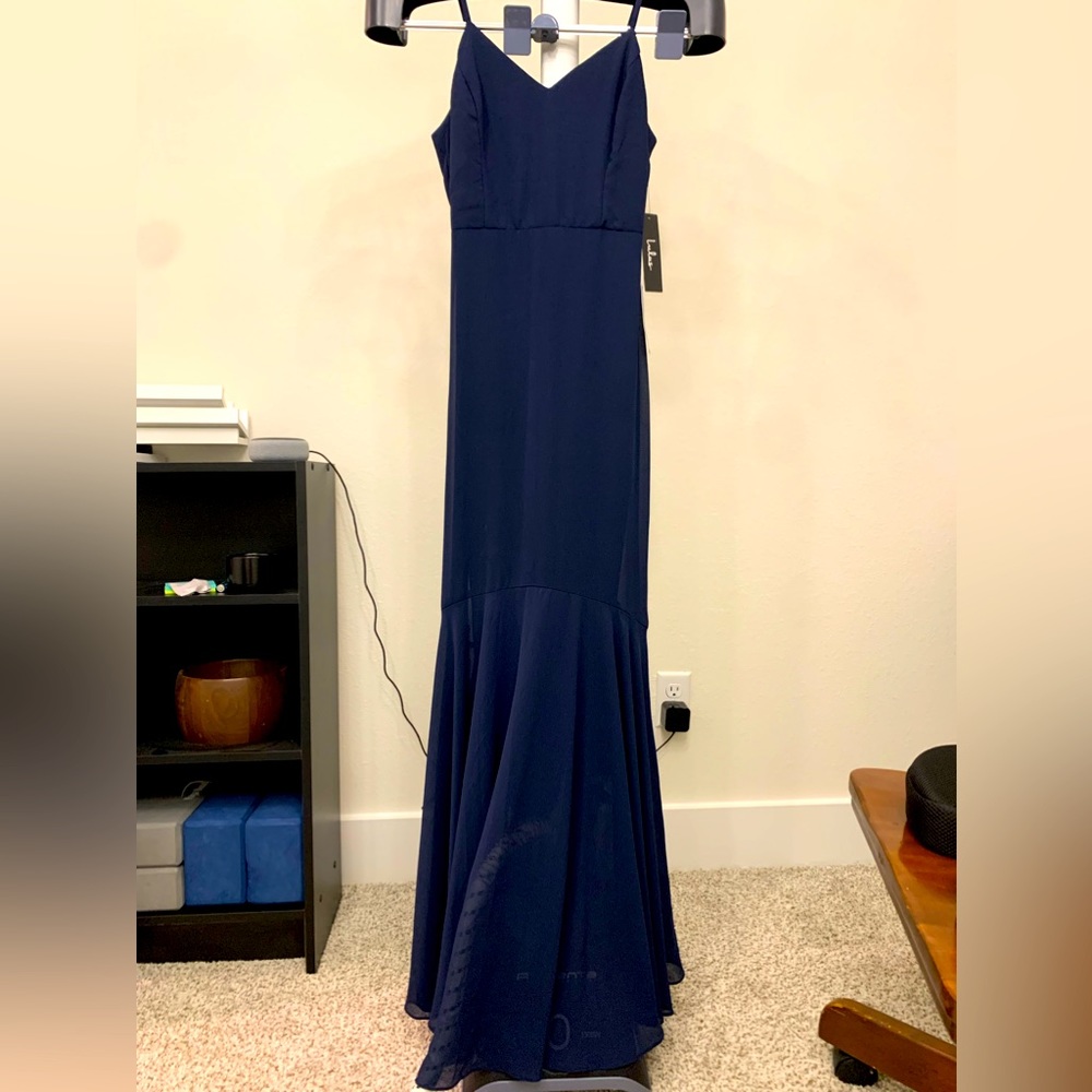 XS Lulus Blue Mermaid fit Dress